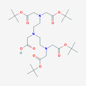 molecular formula C30H55N3O10 B178705 2-(Bis(2-(bis(2-(tert-butoxy)-2-oxoethyl)amino)ethyl)amino)acetic acid CAS No. 174267-71-1