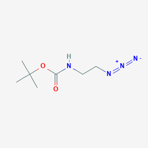 molecular formula C7H14N4O2 B178742 N-Boc-2-azidoethylamine CAS No. 117861-38-8