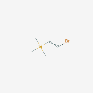 molecular formula C5H11BrSi B178746 (2-Bromovinyl)trimethylsilane CAS No. 13682-94-5