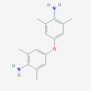 molecular formula C16H20N2O B178761 Benzenamine, 4,4'-oxybis[2,6-dimethyl- CAS No. 129936-56-7