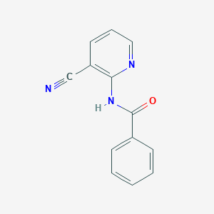 molecular formula C13H9N3O B178764 N-(3-Cyanopyridin-2-YL)benzamide CAS No. 112084-93-2