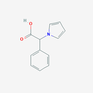 molecular formula C12H11NO2 B178766 phenyl(1H-pyrrol-1-yl)acetic acid CAS No. 105264-23-1