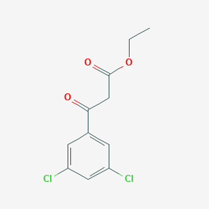 molecular formula C11H10Cl2O3 B178778 Ethyl 3-(3,5-dichlorophenyl)-3-oxopropanoate CAS No. 172168-01-3