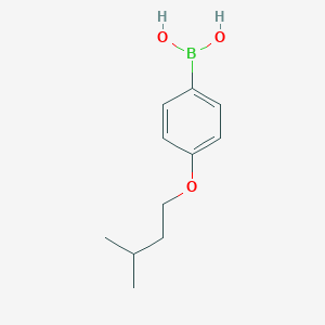 molecular formula C11H17BO3 B178781 (4-(Isopentyloxy)phenyl)boronic acid CAS No. 1198156-69-2