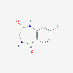 molecular formula C9H7ClN2O2 B178800 8-氯-3,4-二氢-1h-苯并[e][1,4]二氮杂卓-2,5-二酮 CAS No. 195983-60-9