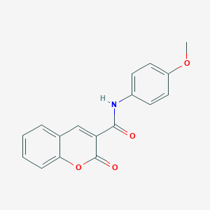 molecular formula C17H13NO4 B178802 N-(4-methoxyphenyl)-2-oxo-2H-chromene-3-carboxamide CAS No. 1846-94-2