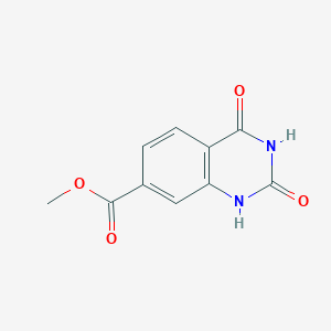 molecular formula C10H8N2O4 B178844 Methyl 2,4-dihydroxyquinazoline-7-carboxylate CAS No. 174074-88-5