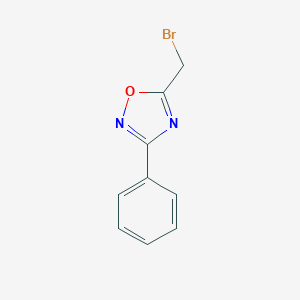 molecular formula C9H7BrN2O B178861 3-苯基-5-(溴甲基)-1,2,4-恶二唑 CAS No. 103499-27-0