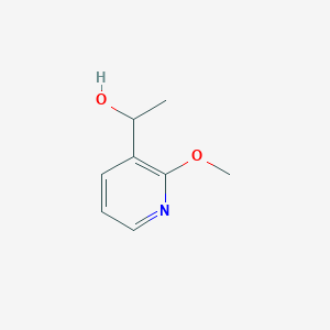 molecular formula C8H11NO2 B178863 1-(2-Methoxypyridin-3-yl)ethanol CAS No. 112197-02-1