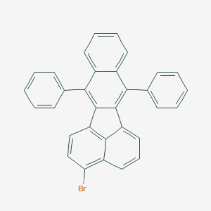 molecular formula C32H19Br B178900 3-溴-7,12-二苯基苯并[k]荧蒽 CAS No. 187086-32-4