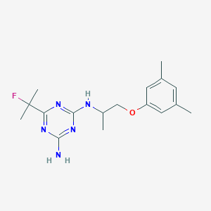 molecular formula C17H24FN5O B178908 Triaziflam CAS No. 131475-57-5