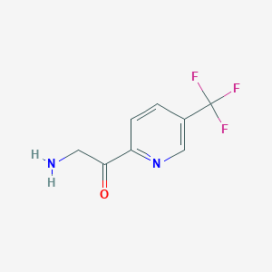 2-Amino-1-(5-(trifluoromethyl)pyridin-2-yl)ethanone