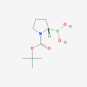 B178953 N-Boc-Pyrrolidin-2-(S)-ylboronic acid CAS No. 149716-79-0