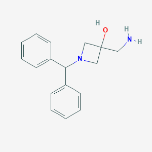 3-(Aminomethyl)-1-benzhydrylazetidin-3-OL
