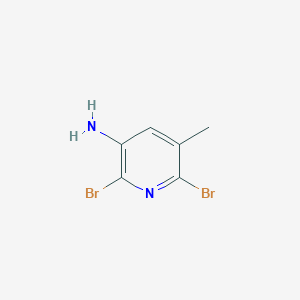 2,6-Dibromo-5-methylpyridin-3-amine