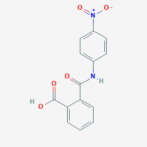 molecular formula C14H10N2O5 B179000 2-[(4-Nitrophenyl)carbamoyl]benzoic acid CAS No. 1609-90-1