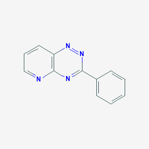 molecular formula C12H8N4 B179012 3-Phenylpyrido[2,3-e][1,2,4]triazine CAS No. 123348-63-0