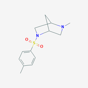 molecular formula C13H18N2O2S B179031 2-Methyl-5-tosyl-2,5-diazabicyclo[2.2.1]heptane CAS No. 125109-58-2