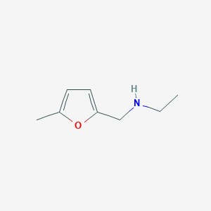 molecular formula C8H13NO B179043 N-[(5-methylfuran-2-yl)methyl]ethanamine CAS No. 175915-12-5