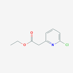 molecular formula C9H10ClNO2 B179079 Ethyl 2-(6-chloropyridin-2-yl)acetate CAS No. 174666-22-9