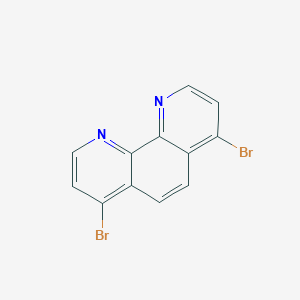 molecular formula C12H6Br2N2 B179087 4,7-Dibromo-1,10-phenanthroline CAS No. 156492-30-7