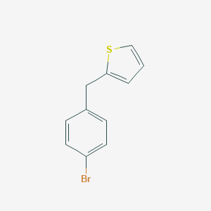 molecular formula C11H9BrS B179097 2-(4-Bromobenzyl)thiophene CAS No. 118150-25-7