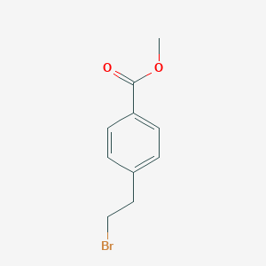 molecular formula C10H11BrO2 B179108 Methyl 4-(2-bromoethyl)benzoate CAS No. 136333-97-6