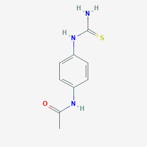 molecular formula C9H11N3OS B179110 N-(4-Thioureido-phenyl)-acetamide CAS No. 1614-33-1