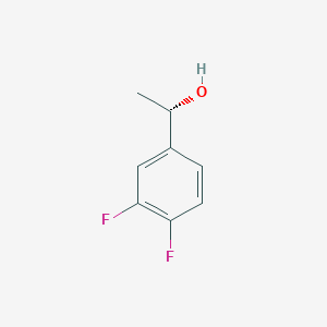 molecular formula C8H8F2O B179111 (1R)-1-(3,4-difluorophenyl)ethan-1-ol CAS No. 126534-41-6