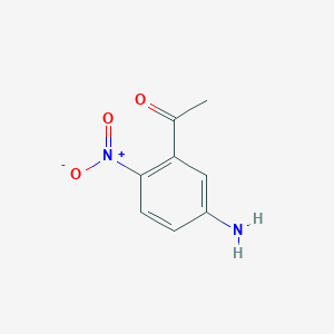 molecular formula C8H8N2O3 B179123 1-(5-Amino-2-nitrophenyl)ethanone CAS No. 16994-13-1