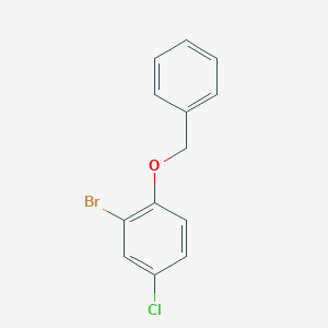 molecular formula C13H10BrClO B179134 1-(苄氧基)-2-溴-4-氯苯 CAS No. 151038-76-5