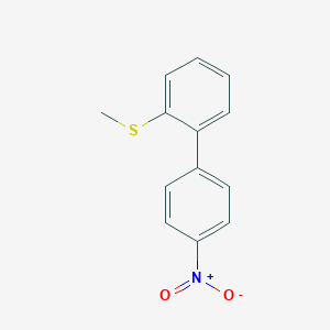 molecular formula C13H11NO2S B179137 1-(Methylsulfanyl)-2-(4-nitrophenyl)benzene CAS No. 100727-36-4