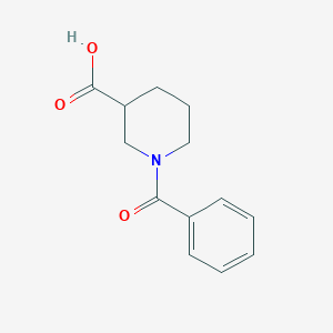 molecular formula C13H15NO3 B179144 1-苯甲酰哌啶-3-羧酸 CAS No. 13850-76-5