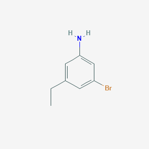 molecular formula C8H10BrN B179179 3-溴-5-乙基苯胺 CAS No. 123158-68-9