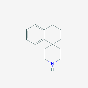 molecular formula C14H19N B179196 3,4-二氢-2H-螺[萘-1,4'-哌啶] CAS No. 134697-64-6