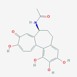 molecular formula C18H17NO6 B179197 1,2,3-Demethylcolchiceine CAS No. 134568-30-2
