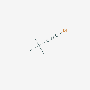 molecular formula C6H9Br B179214 1-Bromo-3,3-dimethyl-1-butyne CAS No. 13601-86-0