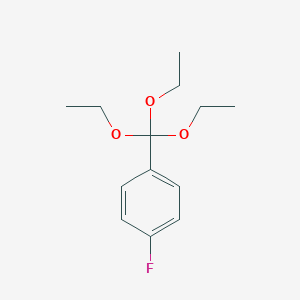 molecular formula C13H19FO3 B179218 1-Fluoro-4-(triethoxymethyl)benzene CAS No. 10345-73-0