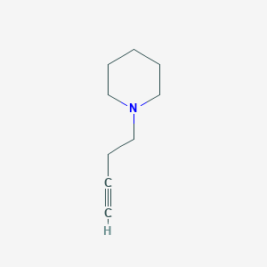 molecular formula C9H15N B179227 1-(But-3-yn-1-yl)piperidine CAS No. 14256-74-7