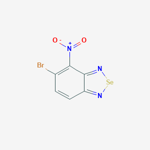 molecular formula C6H2BrN3O2Se B179232 5-溴-4-硝基苯并[c][1,2,5]硒二唑 CAS No. 1753-20-4