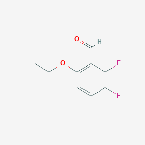 molecular formula C9H8F2O2 B179240 6-Ethoxy-2,3-difluorobenzaldehyde CAS No. 167684-02-8