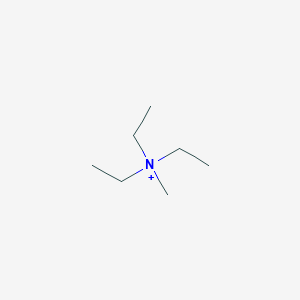 molecular formula C7H18N+ B179257 Ethanaminium,N,N-diethyl-N-methyl- CAS No. 302-57-8