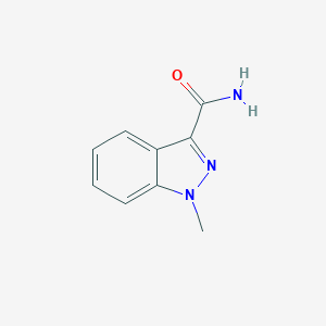 molecular formula C9H9N3O B179259 1-Methyl-1H-indazole-3-carboxamide CAS No. 129137-93-5