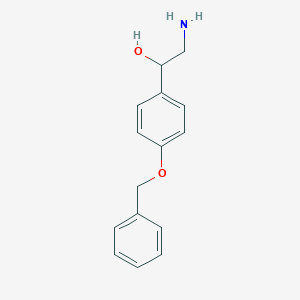 molecular formula C15H17NO2 B017926 2-Amino-1-(4'-benzyloxyphenyl)ethanol CAS No. 56443-72-2