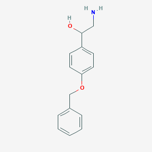 molecular formula C15H17NO2 B017926 2-氨基-1-(4-(苄氧基)苯基)乙醇 CAS No. 56443-72-2