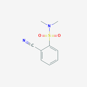 molecular formula C9H10N2O2S B179269 2-氰基-N,N-二甲基苯磺酰胺 CAS No. 168971-53-7