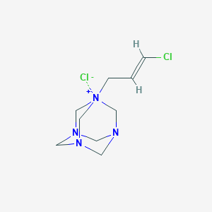 molecular formula C9H16ClN4.Cl<br>C9H16Cl2N4 B179280 Quaternium 15 CAS No. 4080-31-3