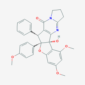 molecular formula C31H28N2O6 B179284 Dehydroaglaiastatin 