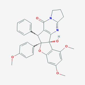 molecular formula C31H28N2O6 B179284 Dehydroaglaiastatin CAS No. 155595-93-0