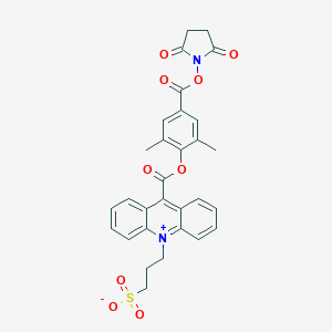 molecular formula C30H26N2O9S B179288 Nsp-dmae-nhs CAS No. 194357-64-7